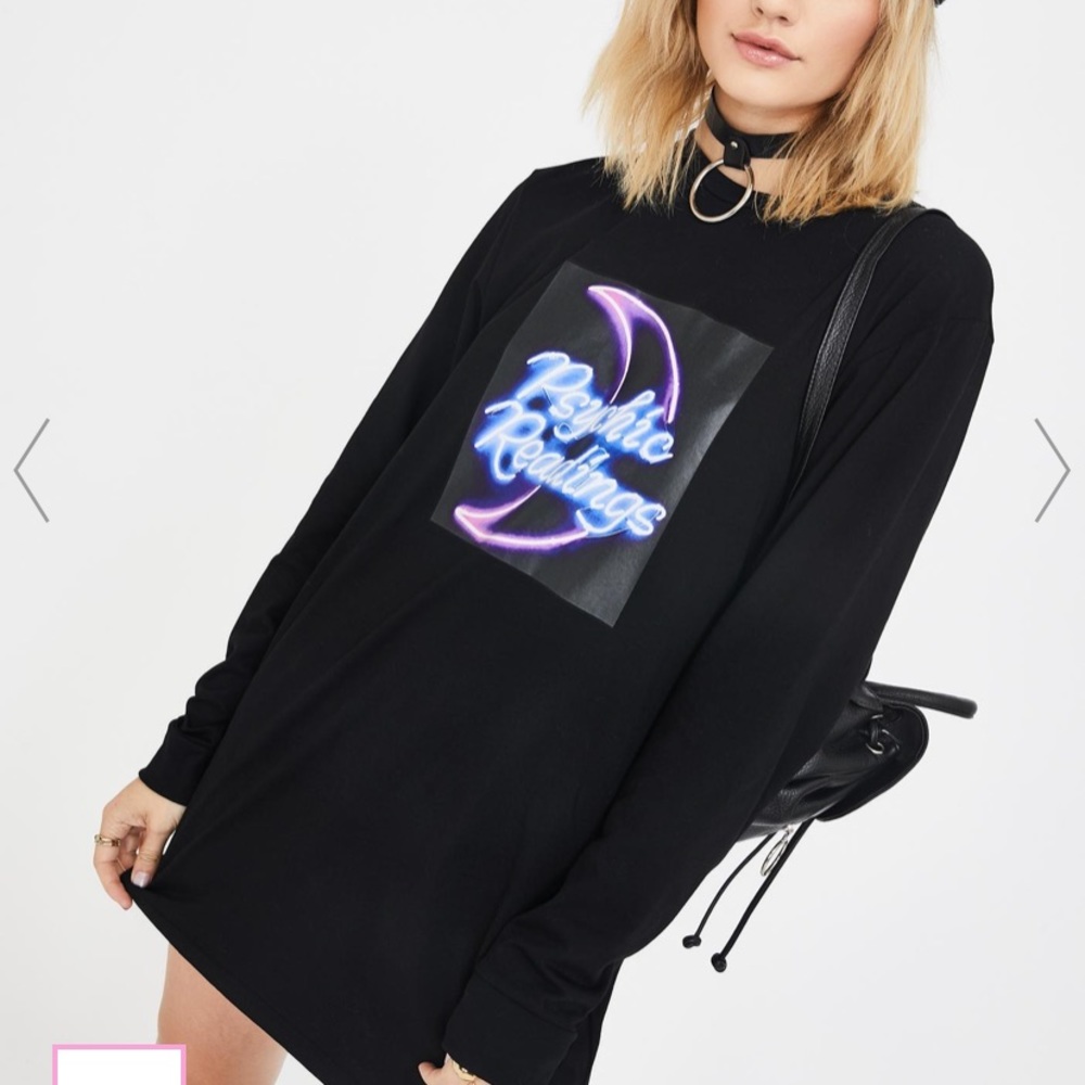 Dolls Kill Magic Minded Long Sleeve Tee